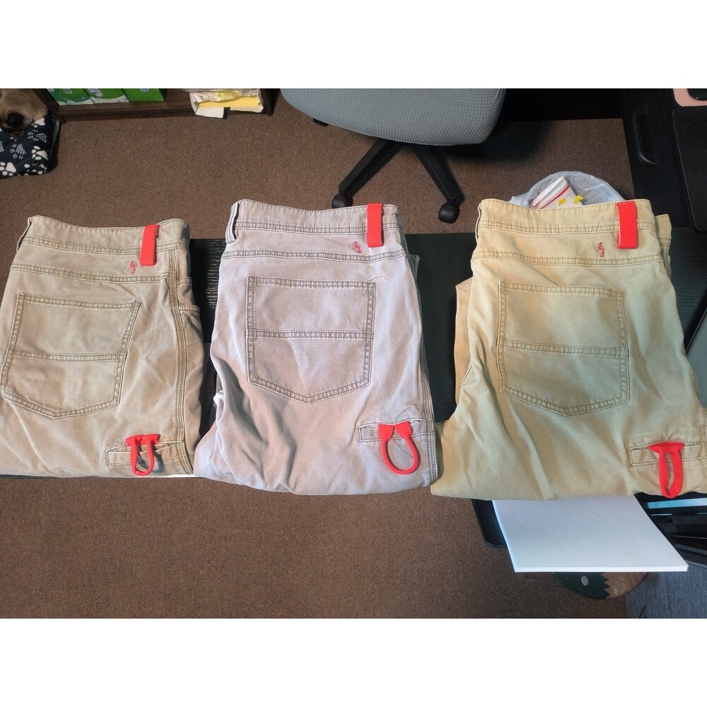 Eastern Mountain Sports Fencemender Canvas Double Knee Chino Pants 38 X 32 & 34